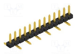 Connector: pin strips; pin header; male; PIN: 13; 2mm; SMT; 1x13