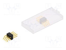 Connector: pin strips; pin header; male; PIN: 8; 2.54mm; SMT; 2x4