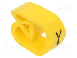 Markers for cables and wires; Label symbol: Y; 8÷16mm; PVC; H: 6mm