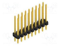 Connector: pin strips; pin header; male; PIN: 18; 2mm; THT; 2x9; 100V