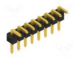 Connector: pin strips; pin header; male; PIN: 8; 2.54mm; THT; 1x8