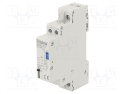 Relay: installation; bistable; SPDT; Ucoil: 230VAC; 17.6x90x65mm
