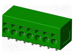 Connector: PCB terminal block; terminal; Plating: tinned; on PCBs