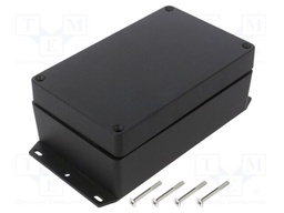 Enclosure: multipurpose; X: 100mm; Y: 161mm; Z: 60mm; 1550Z; black
