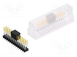 Connector: pin strips; pin header; male; PIN: 28; 2.54mm; SMT; 2x14
