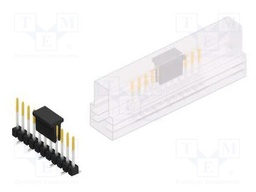 Connector: pin strips; pin header; male; PIN: 11; 2.54mm; SMT; 1x11