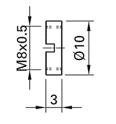 Nickel; Accessories: nut