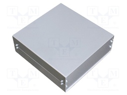 Enclosure: multipurpose; X: 250mm; Y: 260mm; Z: 90mm; aluminium