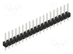 Connector: pin strips; pin header; male; PIN: 19; 2.54mm; THT; 1x19