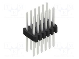 Connector: pin strips; pin header; male; PIN: 12; 1.27mm; THT; 2x6