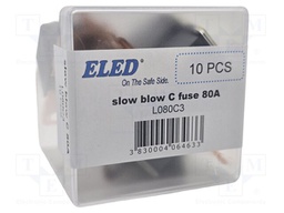 Fuse: fuse; 80A; 32VDC; automotive; 62mm; 62x15.2x22.2mm