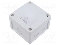 Enclosure: junction box; IP66,IP67,IP69; grey; Cover colour: grey