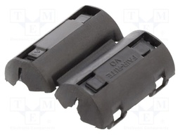 Ferrite: two-piece; on round cable; 43; 0÷85°C; 155Ω; 100MHz