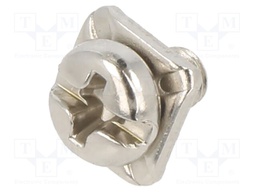 Terminal: screw terminal; THT,screw terminal; brass; 7.2x5mm