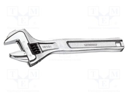 Wrench; adjustable; Jaw capacity: 25mm; Overall len: 202mm