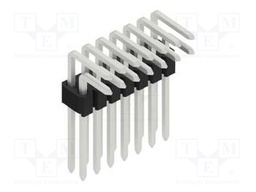 Connector: pin strips; pin header; male; PIN: 14; 1.27mm; THT; 2x7