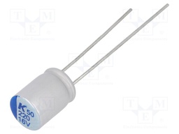 Capacitor: polymer; 220uF; 16VDC; ESR: 16mΩ; A750; THT; ±20%; 2000h