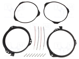 Speaker adapter; 165mm; BMW,Mercedes,Nissan,Opel,Renault