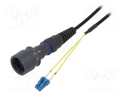 Connector: fiber optic; patchcord; PIN: 2; bayonet; Buccaneer 6000