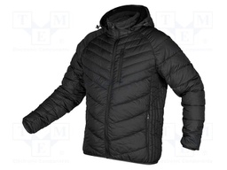 Work jacket; Size: XL; black; Mix&Match; with a hood