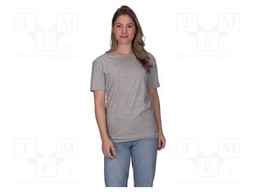 T-shirt; grey; cotton,conductive fibers; Size: XXXL; ESD,unisex