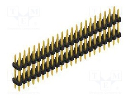 Connector: pin strips; pin header; male; PIN: 44; 2mm; THT; 2x22