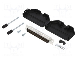 D-Sub HD; PIN: 62; male; unshielded; straight; soldering; for cable