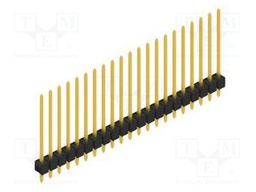 Connector: pin strips; pin header; male; PIN: 21; 2.54mm; THT; 1x21