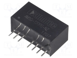 Converter: DC/DC; 1W; Uin: 9÷18V; 9VDC; Iout: 111mA; SIP8; 4.9g