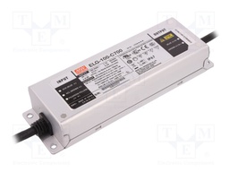 Power supply: switched-mode; LED; 100.1W; 71÷143VDC; 700mA; IP67
