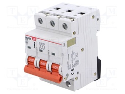 Circuit breaker; 230/400VAC; Inom: 25A; Poles: 3; Charact: C; 6kA