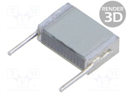 Capacitor: polyethylene; 470nF; THT; ±5%; Pitch: 7.5mm; 100VDC