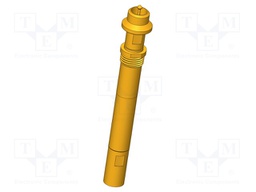 Test needle; Operational spring compression: 2mm; 3A; Ø: 1.1mm