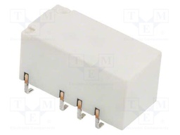 Relay: electromagnetic; DPDT; Ucoil: 12VDC; Icontacts max: 2A; PCB
