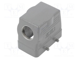 Enclosure: for HDC connectors; HDC; size 4; M25; Pitch: 57x27mm