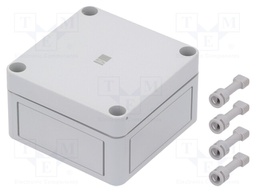 Enclosure: multipurpose; X: 94mm; Y: 94mm; Z: 57mm; PK; polycarbonate