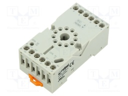 Socket; PIN: 11; 10A; 250VAC; Mounting: DIN,on panel; Series: R15