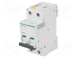 Circuit breaker; 400VAC; Inom: 6A; Poles: 1+N; DIN; Charact: C; 10kA