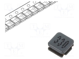 Inductor: wire; SMD; 33uH; 450mA; 0.959Ω; 3x3x1.5mm; ±20%