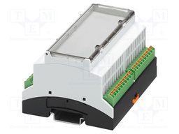 Enclosure: for DIN rail mounting; Y: 89.7mm; X: 107.6mm; Z: 60.7mm
