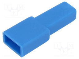 Terminals cover; female; straight; for push-on 6.3mm connectors