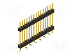 Connector: pin strips; pin header; male; PIN: 15; 2.54mm; SMT; 1x15
