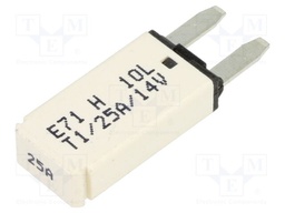 Fuse: resettable; 25A; 14VDC