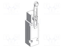 Limit Switch, Roller Lever, SPDT, 3 A, 240 V, 0.25 N-m, OsiSense XC Series