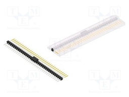 Connector: pin strips; pin header; male; PIN: 36; 2.54mm; SMT; 1x36