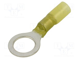 Tip: ring; M12; Ø: 12mm; 4÷6mm2; crimped; for cable; insulated