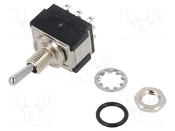 Switch: toggle; Pos: 2; 3PDT; ON-ON; 6A/125VAC; 6A/6VDC; -45÷140°C