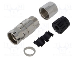 Enclosure for connectors: M17; for cable; internal thread