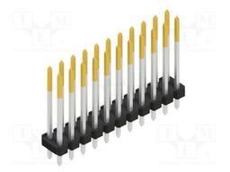 Connector: pin strips; pin header; male; PIN: 22; 2.54mm; THT; 2x11