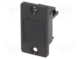 Protection cap; black; plastic; 29mm; Series: SLIMS